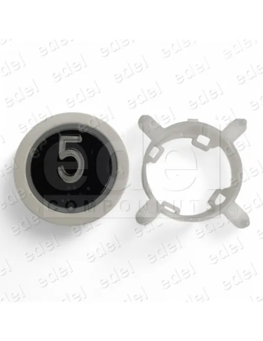 BOUTON EDEL REGLETA WHITE LUM. ROUGE 5