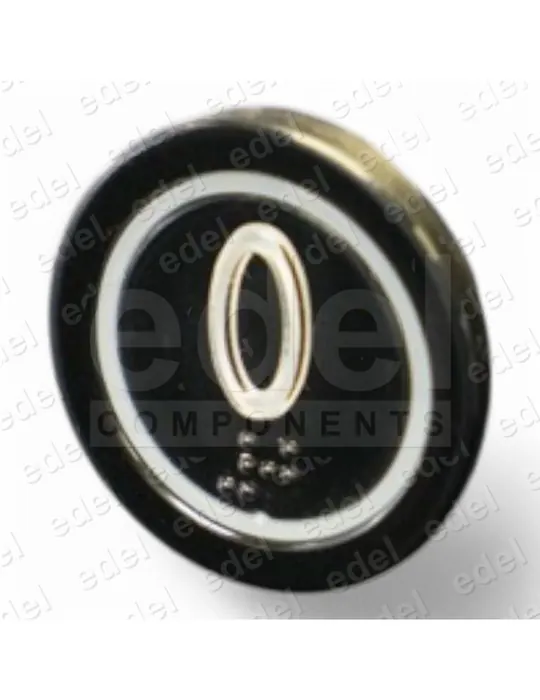 BOUTON EDEL REGLETA BLACK LUM. BLANCO 0